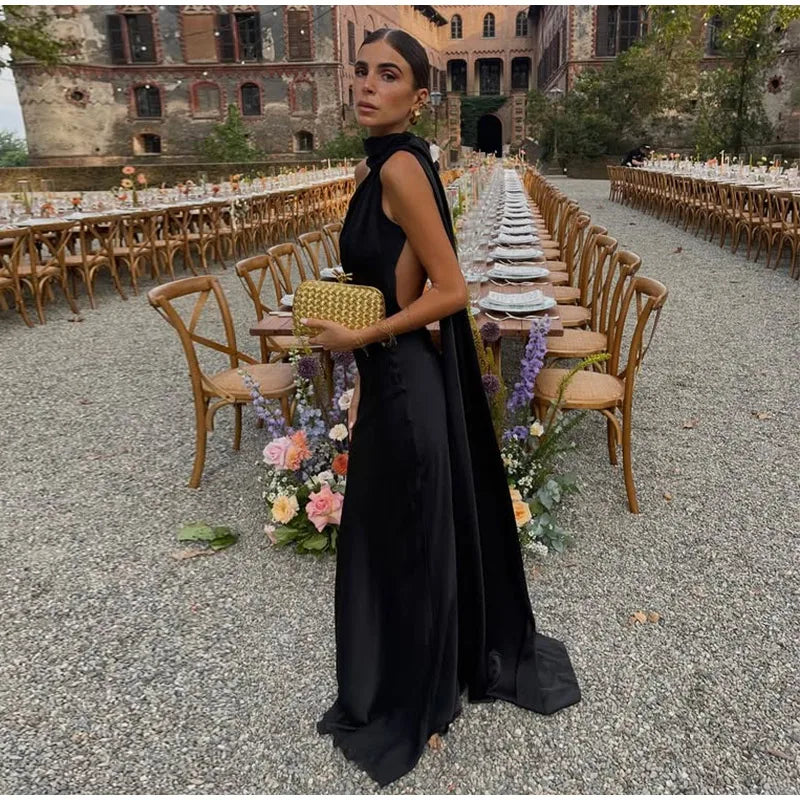 Sexy Backless Long Dress