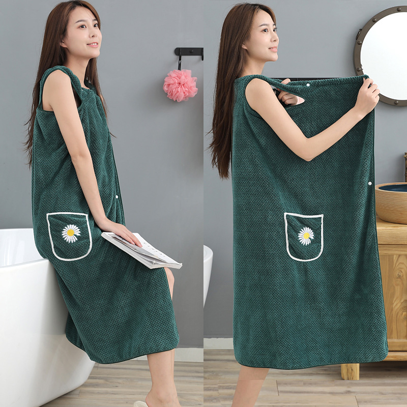💥50% OFF--Last Day Sale🔥--Quick Dry Absorb Water Wearable Bathrobes--BUY 2 GET 15% OFF & FREE SHIPPING