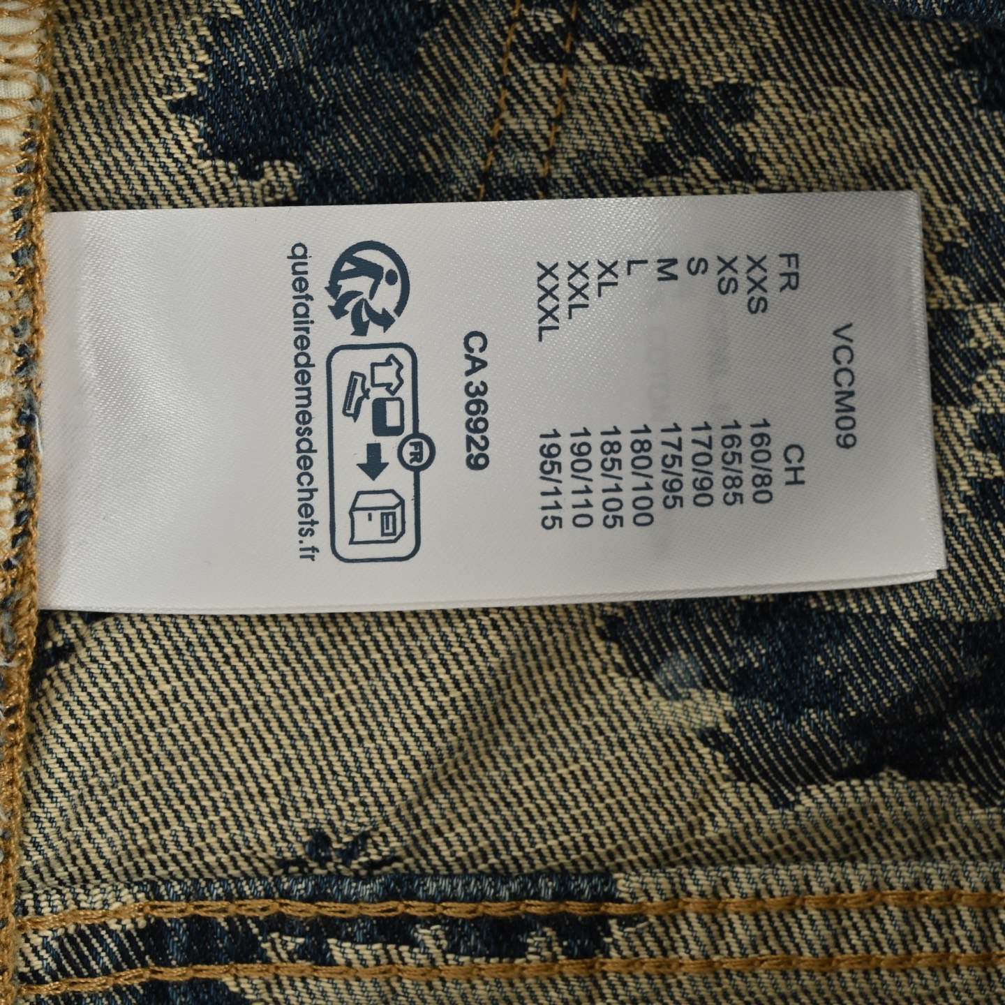 Louis Vuitton 25ss Paisley Heavy Tie-Dye Denim Shorts