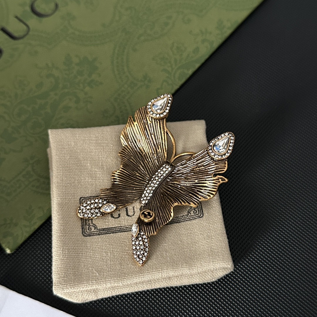 Gucci Butterfly Vintage Brooch