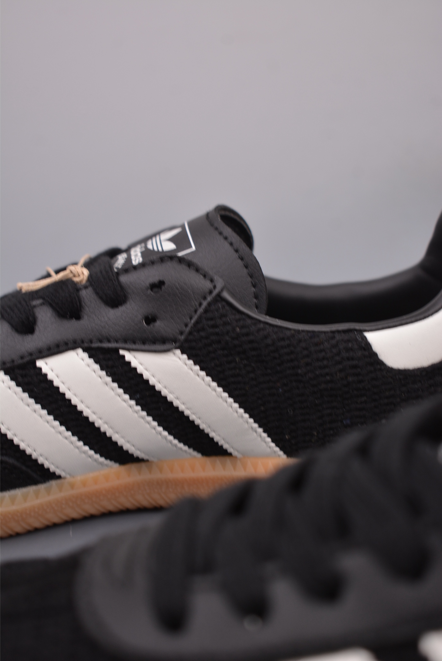 Adidas Originals Samba OG sneakers Woven Black Beige JQ5141