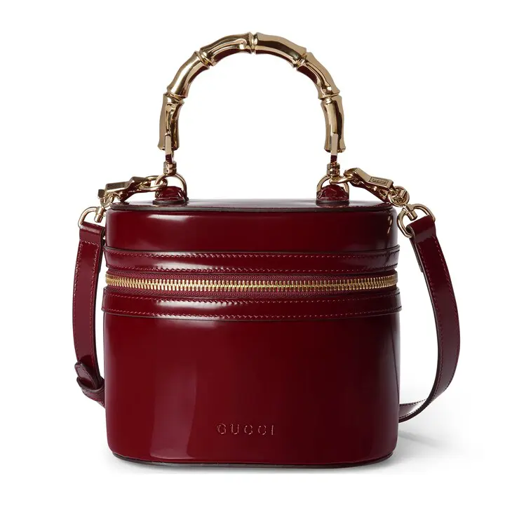 Gucci Bamboo Handle Mini Vanity Bag