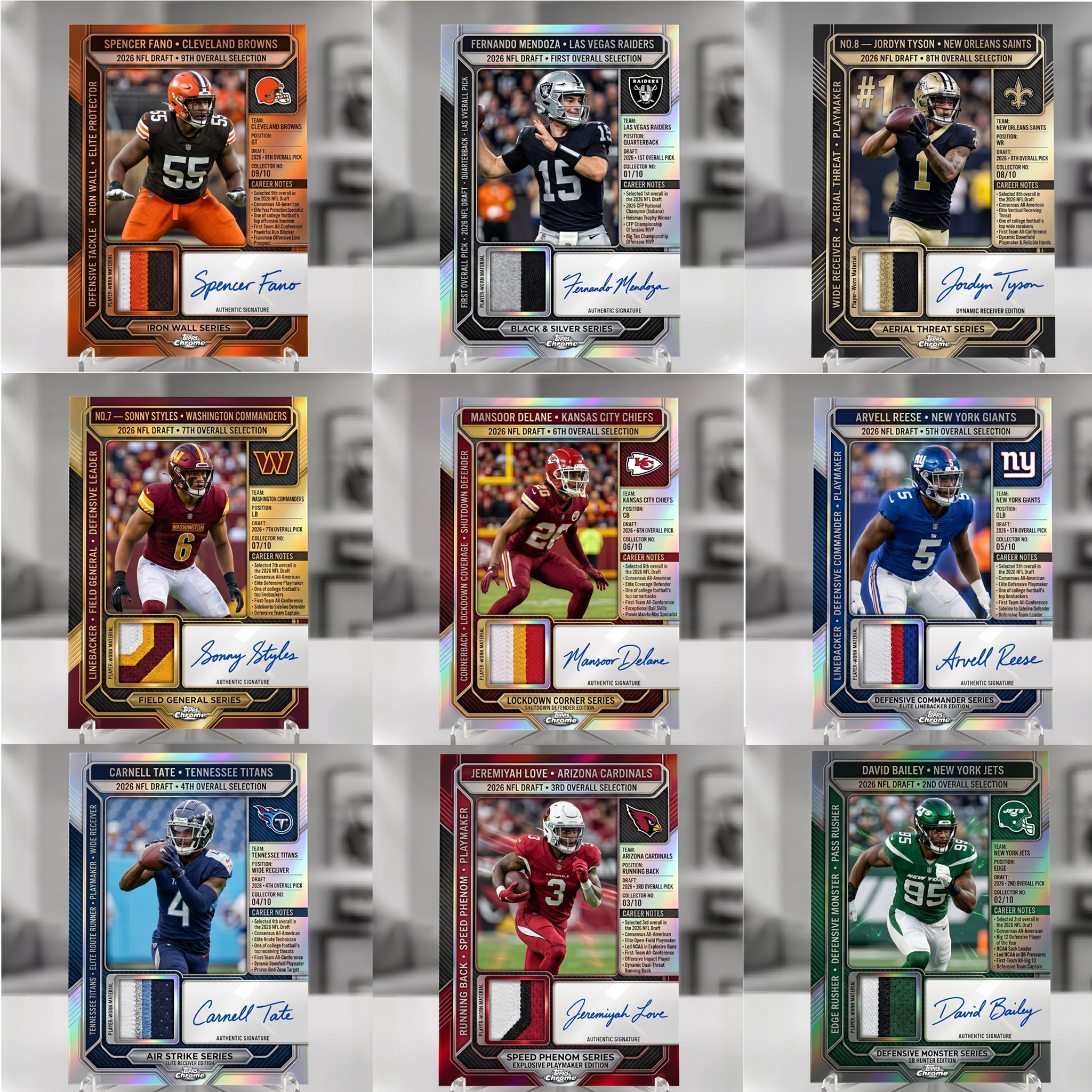 Topps 2026 NFL Draft Elite Top Prospect Hobby Box