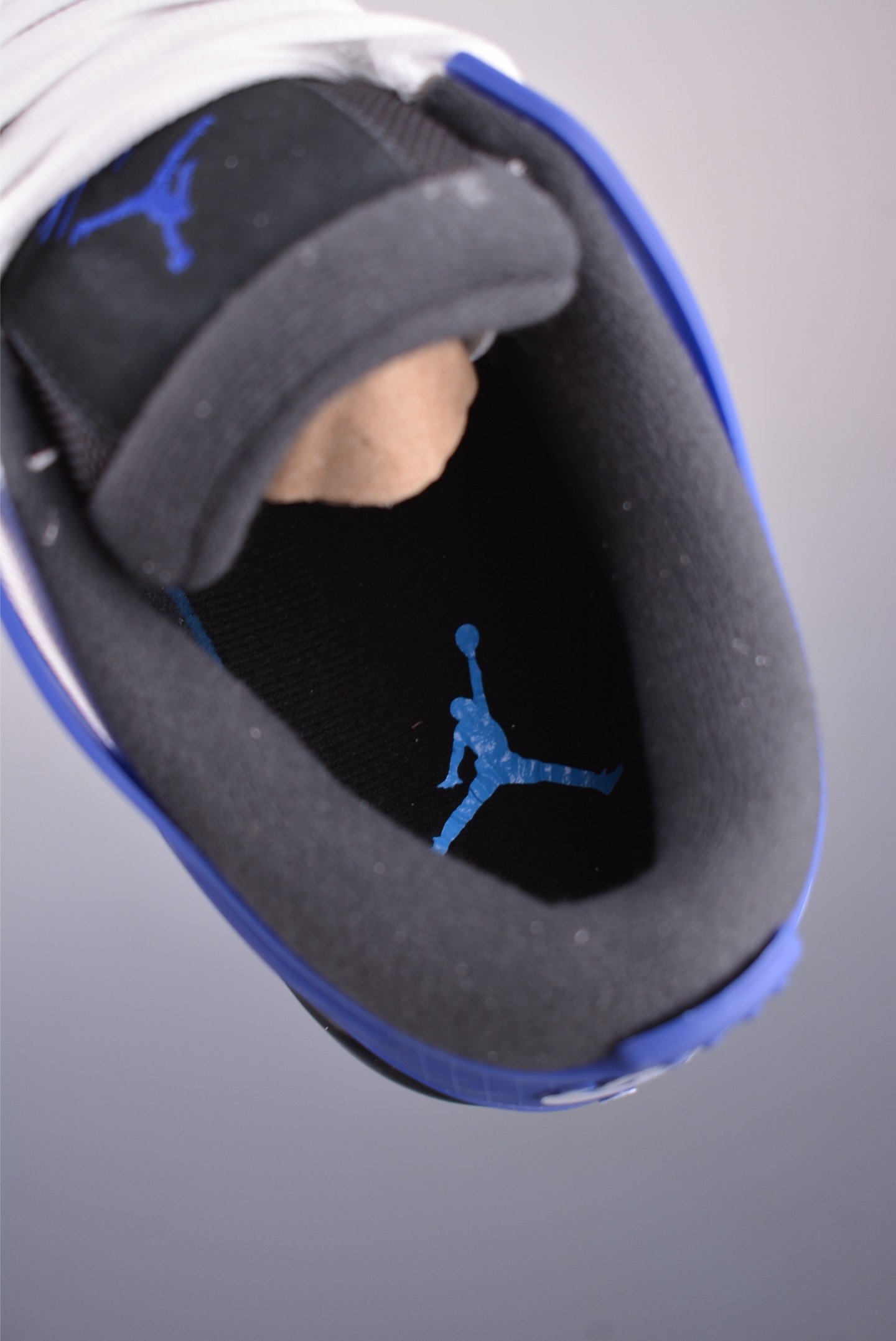 Nike Air Jordan 4 RM Reflective Basketball Shoes Black, White and Blue FQ7939-140