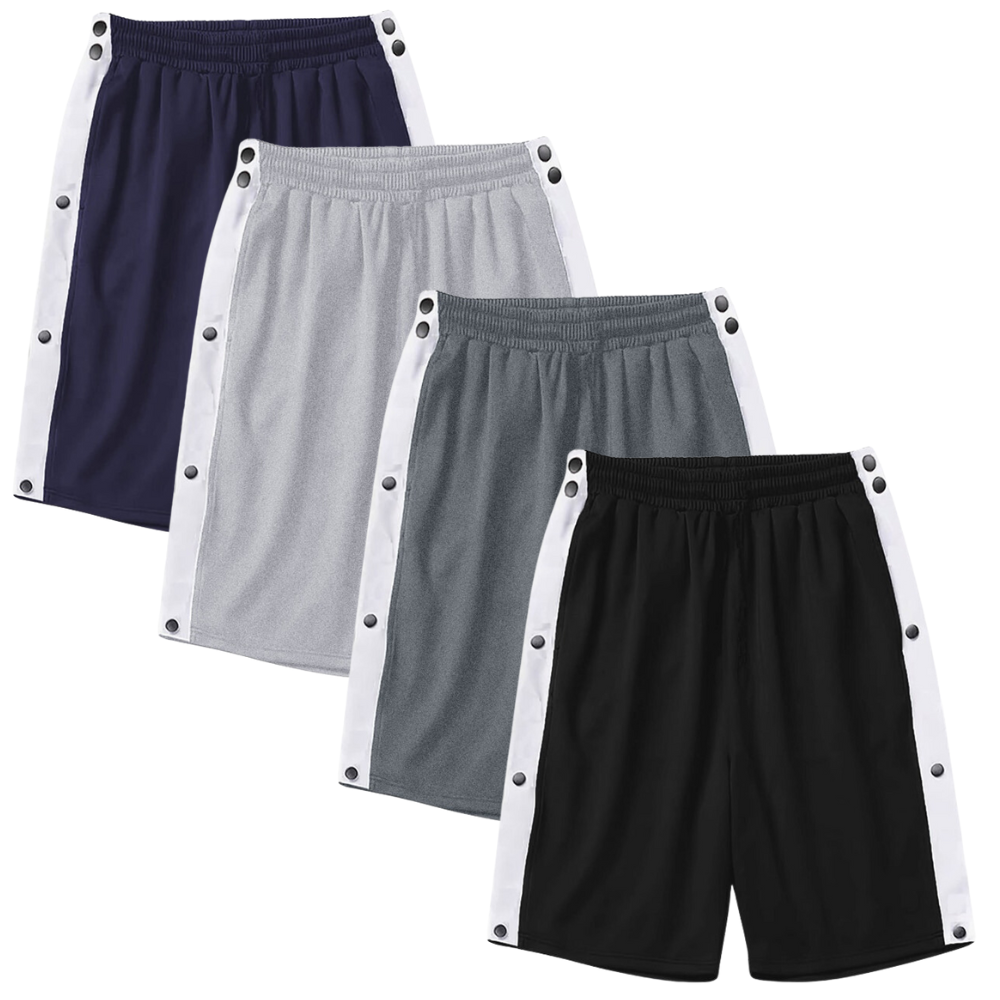 New Enzo Men's Button-up Shorts