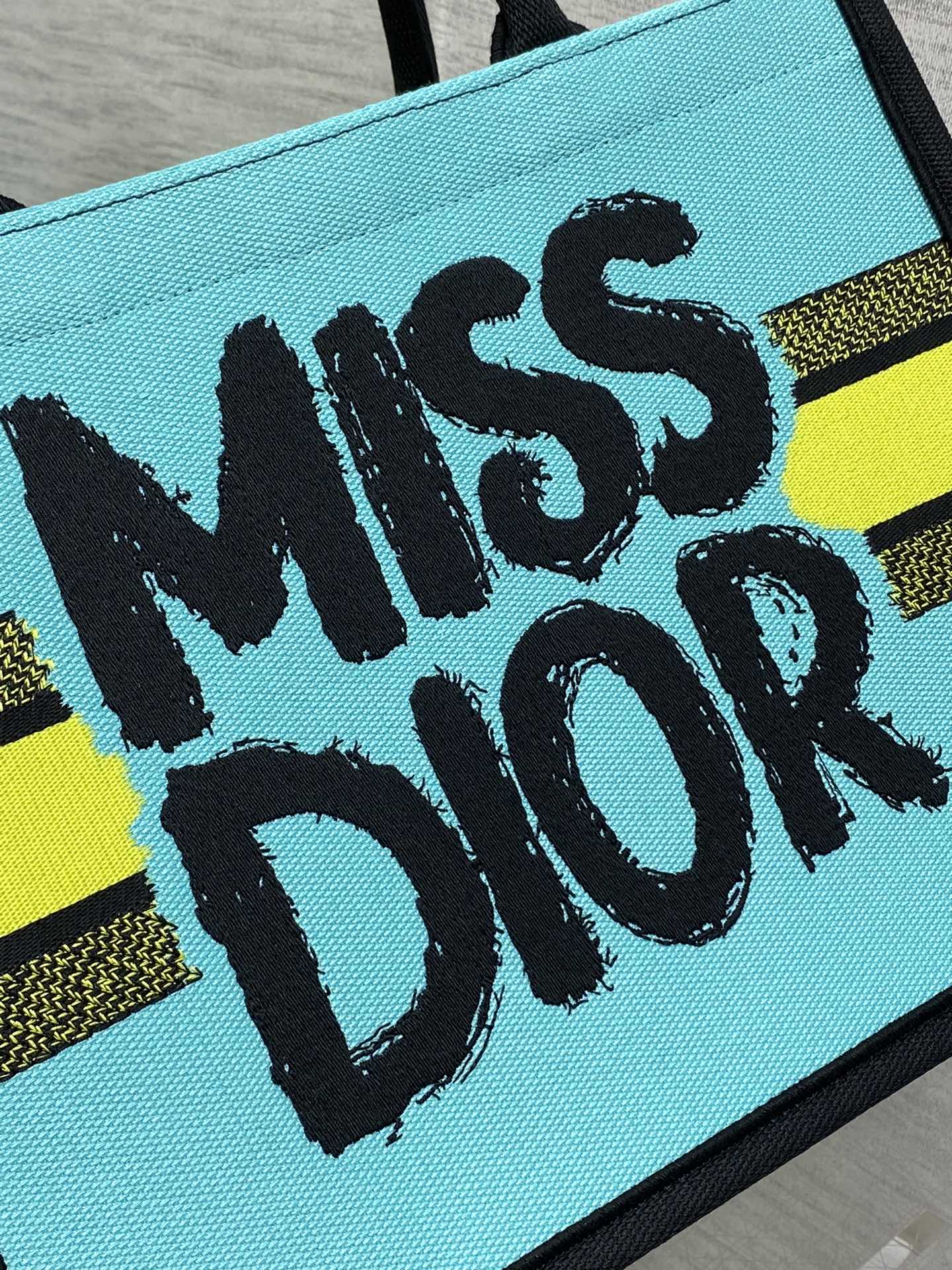 Dior Miss Embroidered Tote Shopping Bag