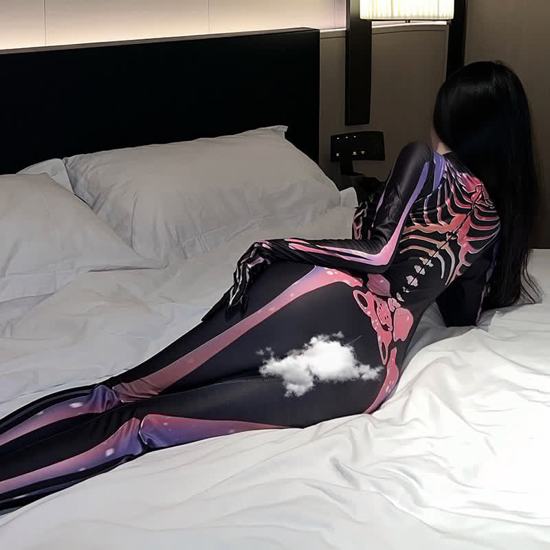 Sexy Skeleton Costume Bodysuit
