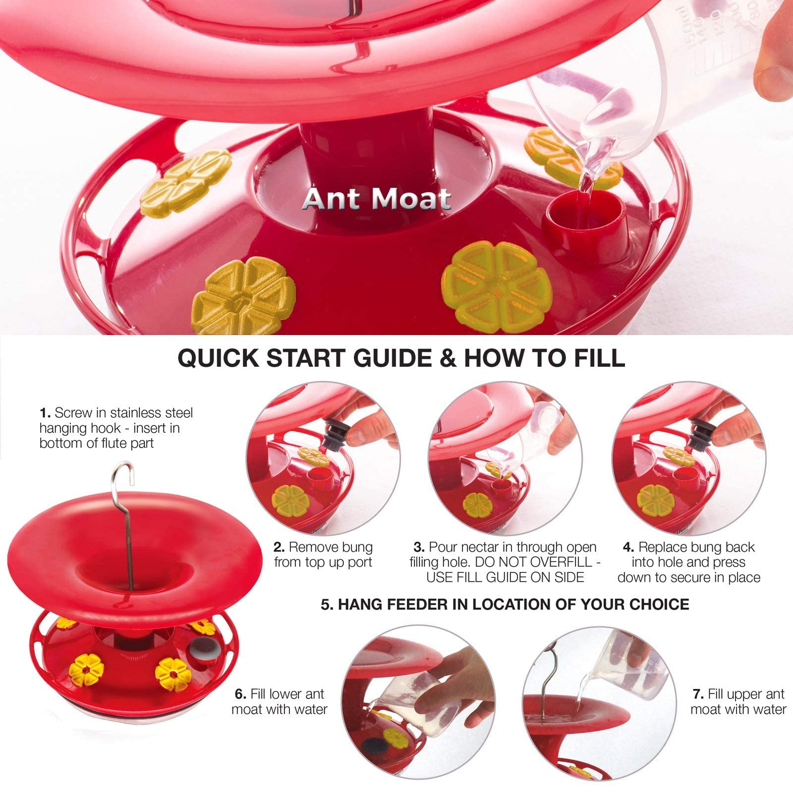 🔥HOT SALE 50% OFF🔥Hanging New Outdoor Hummingbird Feeder🐦