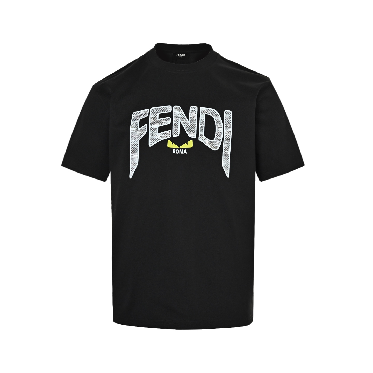 Fendi 25ss large letter logo print short sleeve