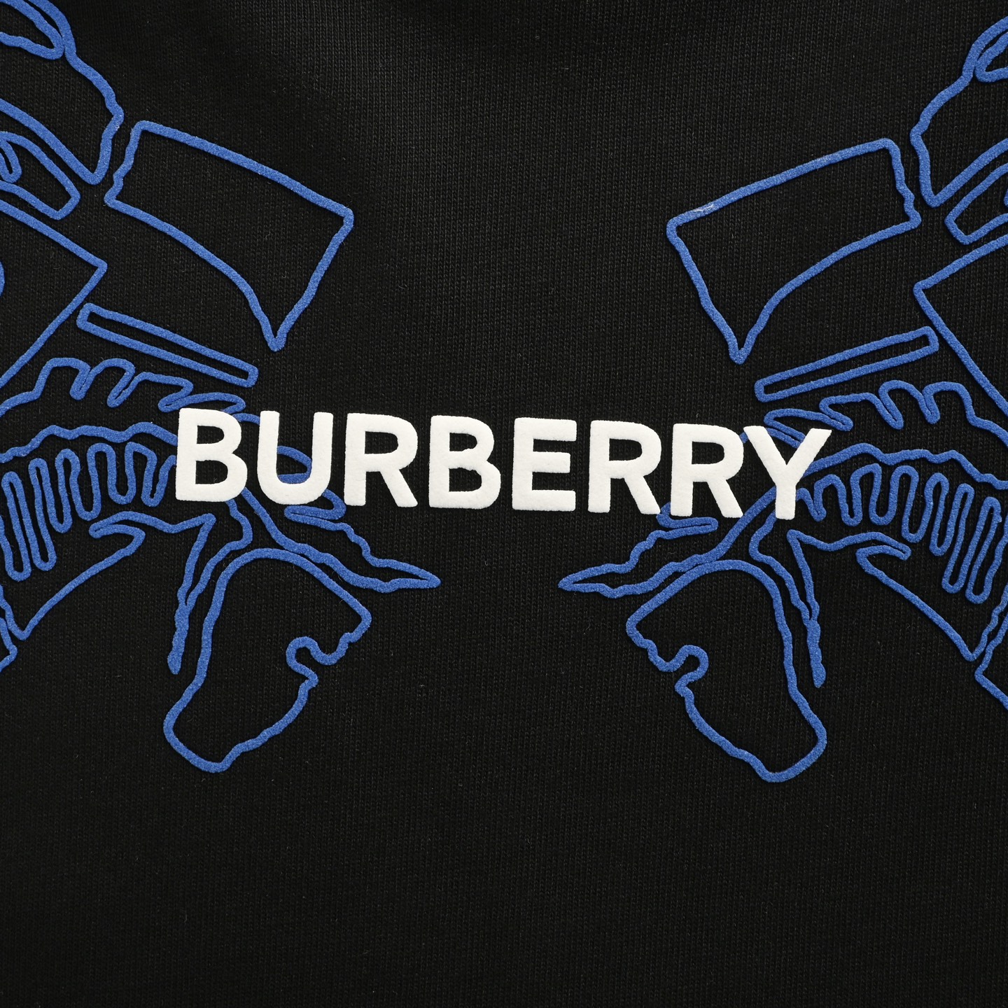 Burberry 25ss collar knight horse print short sleeve