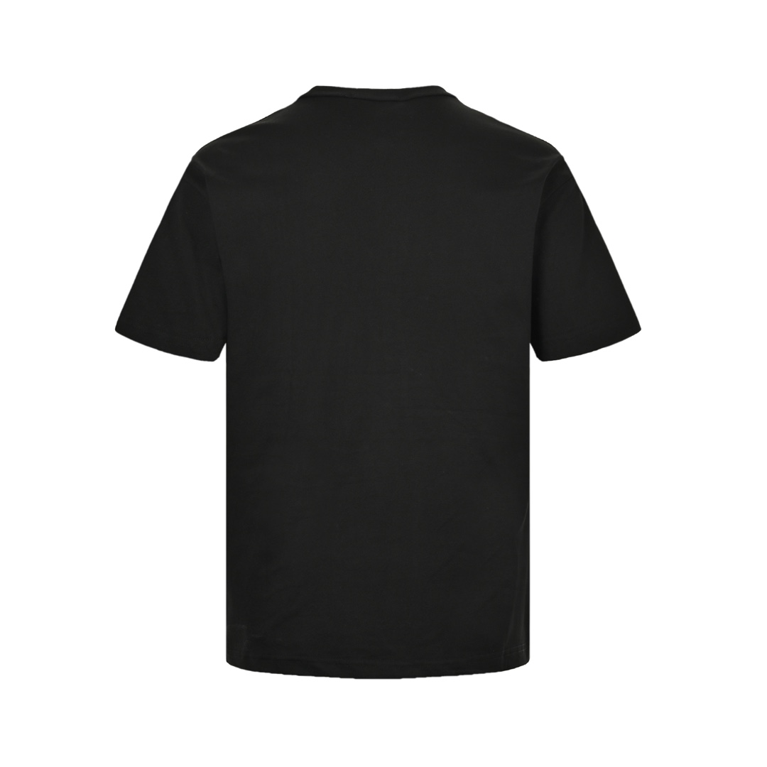Gucci 24ss chest embroidered lettering short sleeves