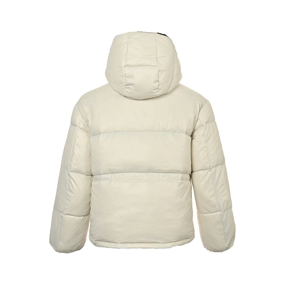 Moncler 24Fw terry embroidery patch lettering down jacket