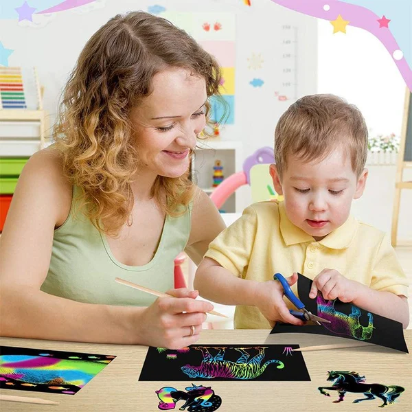 Rainbow Magic Scratch Off Paper-Save 50%