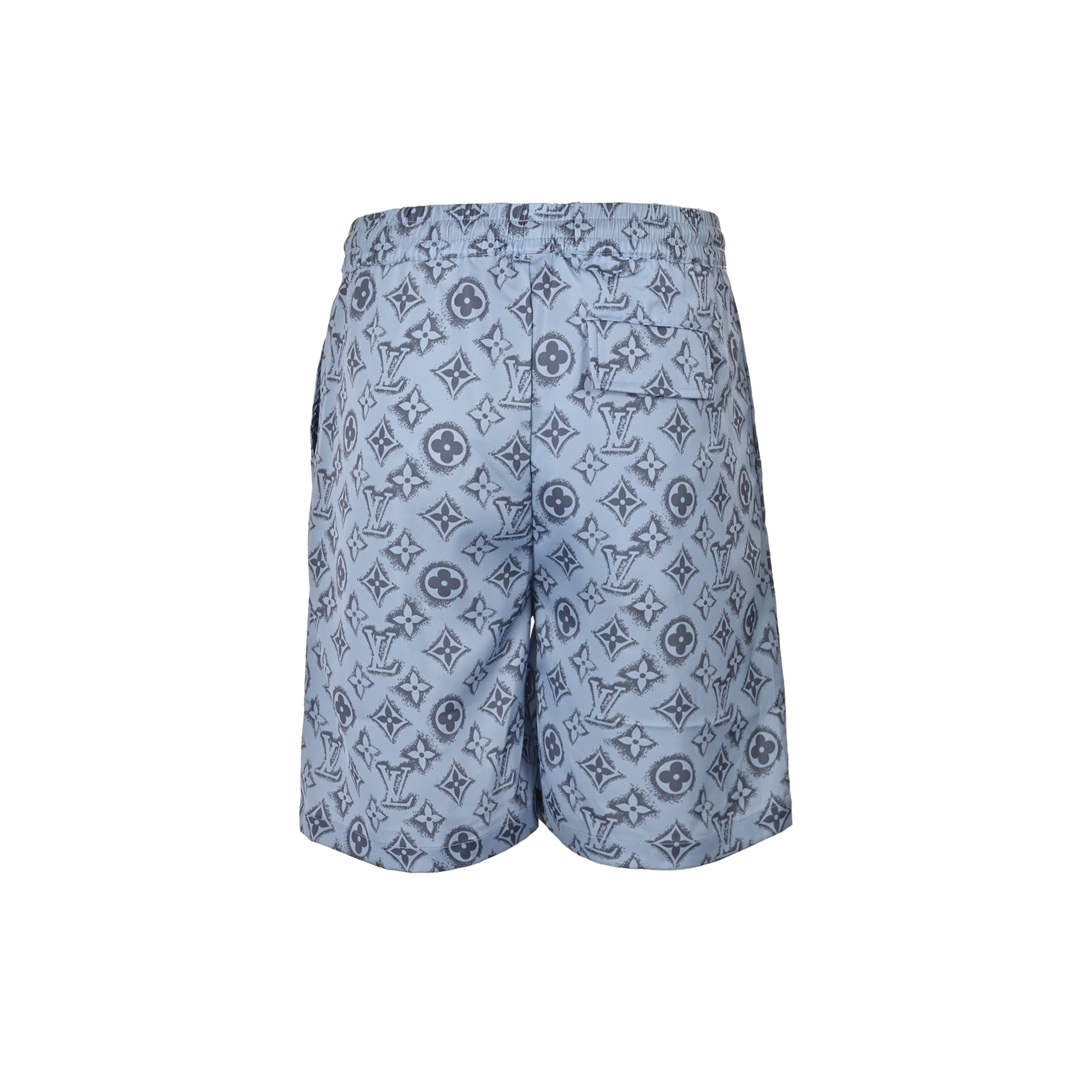 Louis Vuitton 24ss all over print monogram silk suit beach shorts