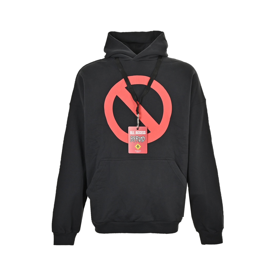 Balenciaga 24Fw No Entry Hoodie