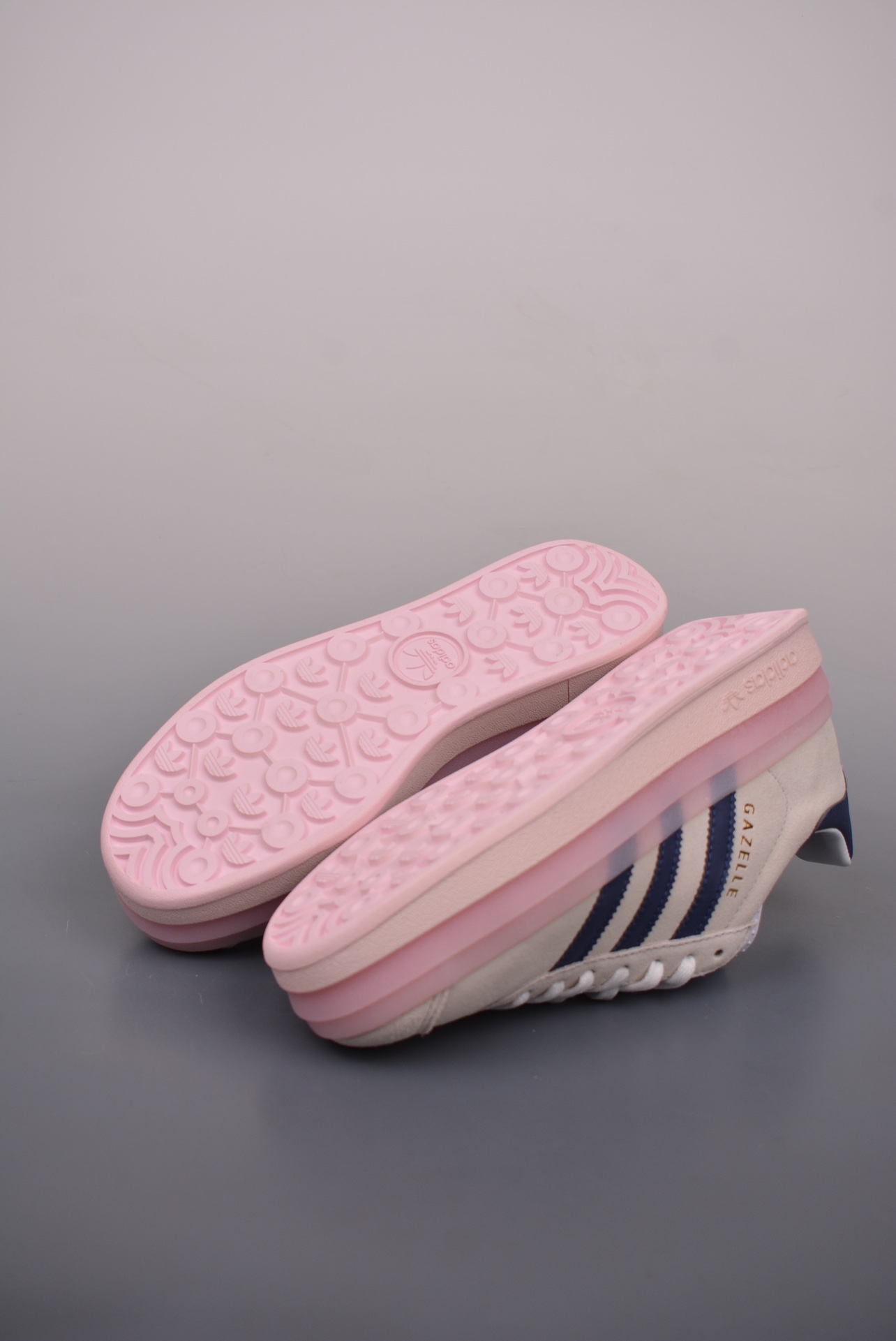 Adidas Originals Gazelle Bold W Navy Blue Pink IE6508