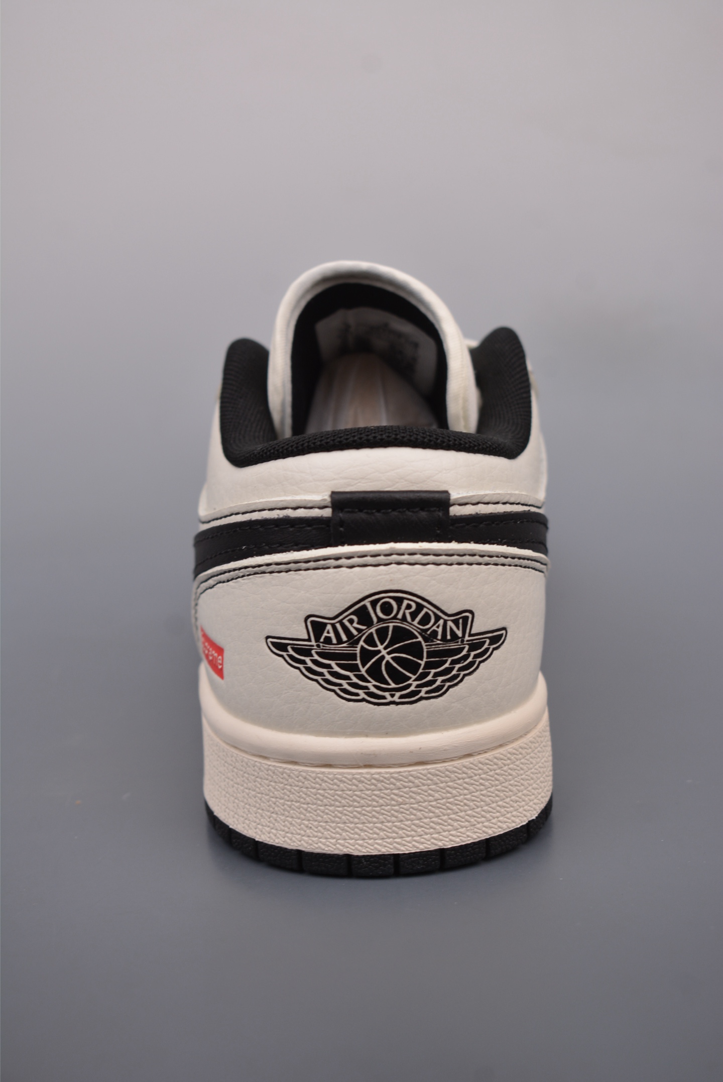 Supreme x Nike By You Air Jordan 1 Low OG Beige White Black XX3318-108