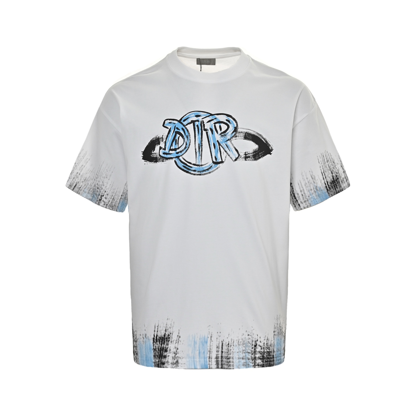 Dior 25ss inspired graffiti print short sleeves