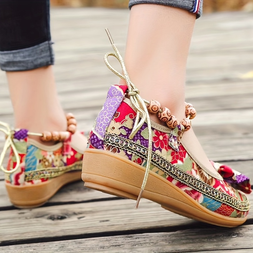 ❤️Mother's Day Sale 60% OFF❤️2024 🌹 Handmade Women's Orthopedic Beading Platform Sandals
