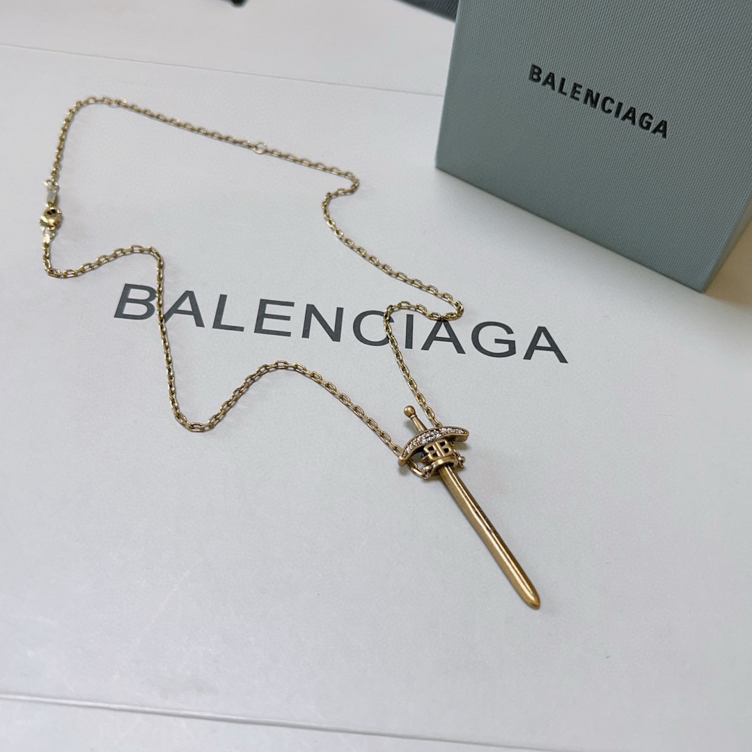 Balenciaga Sword Vintage Necklace