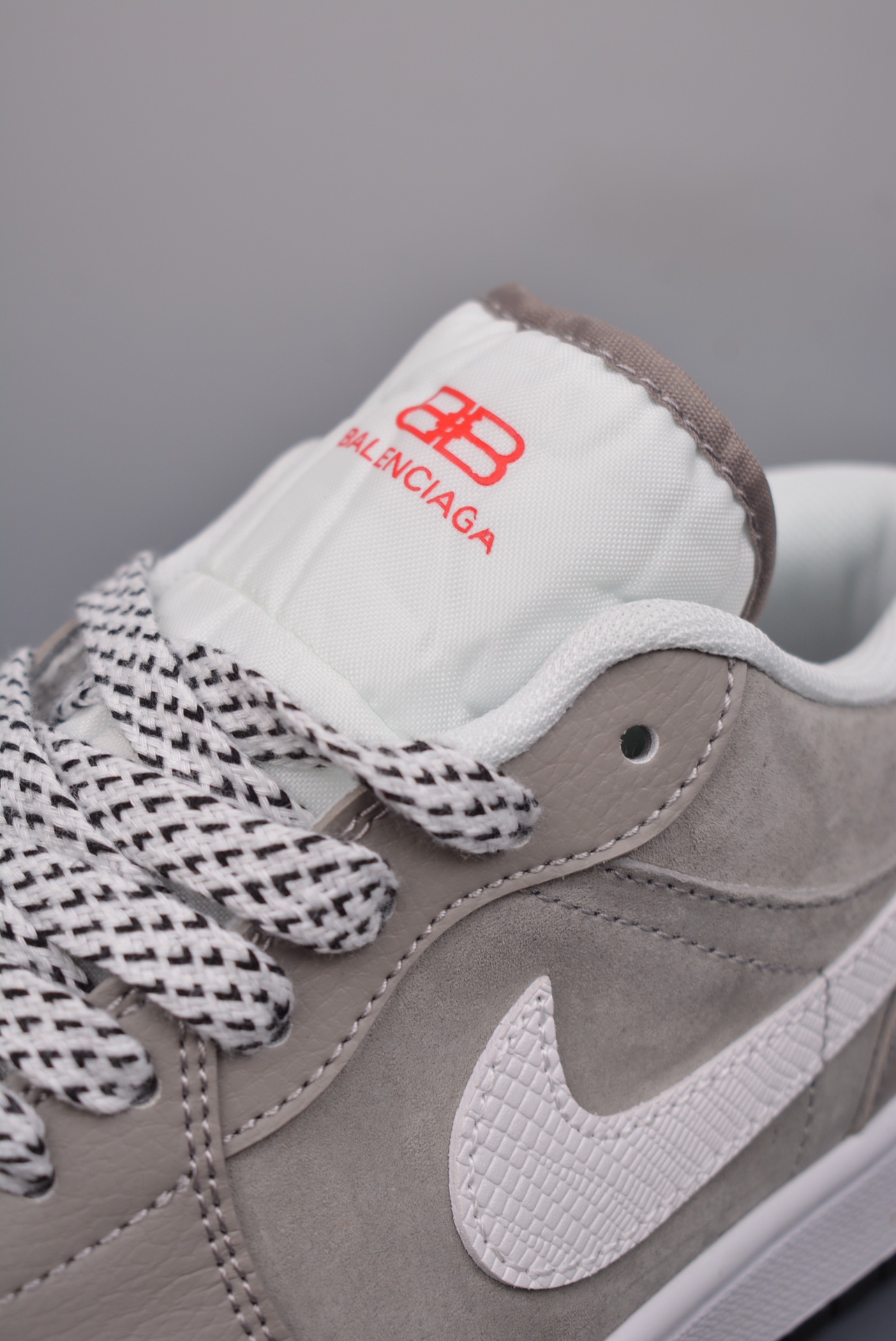 Balenciaga x Nike Air Jordan 1 Low Grey and White XX3318-512