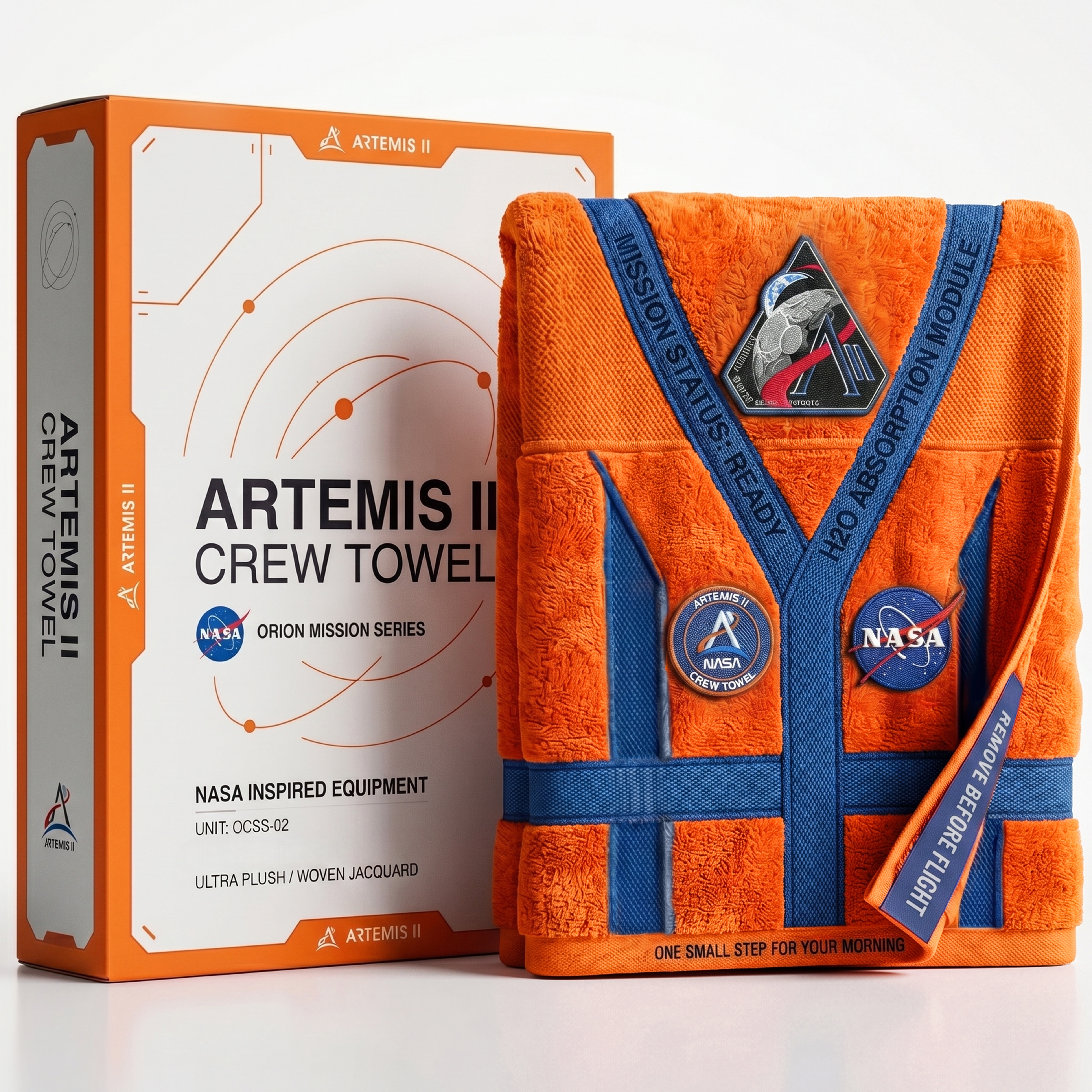 🚀 NASA Artemis II: Crew Towel – Suit Up For Your Morning Mission 🌕