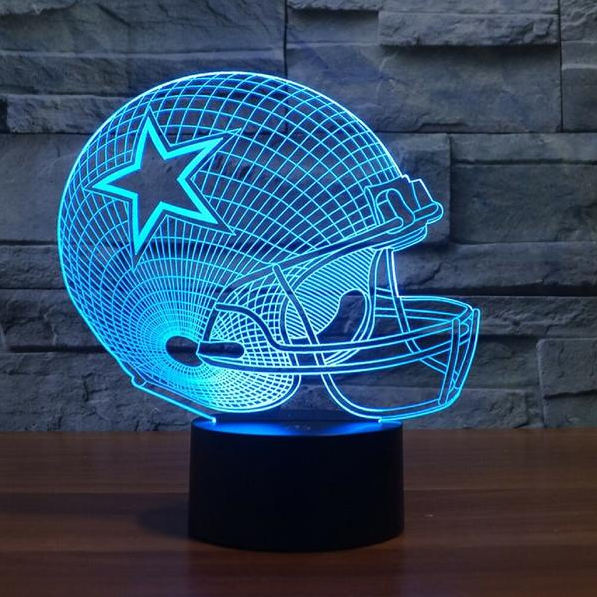 DALLAS COWBOYS 3D LED LIGHT LAMP