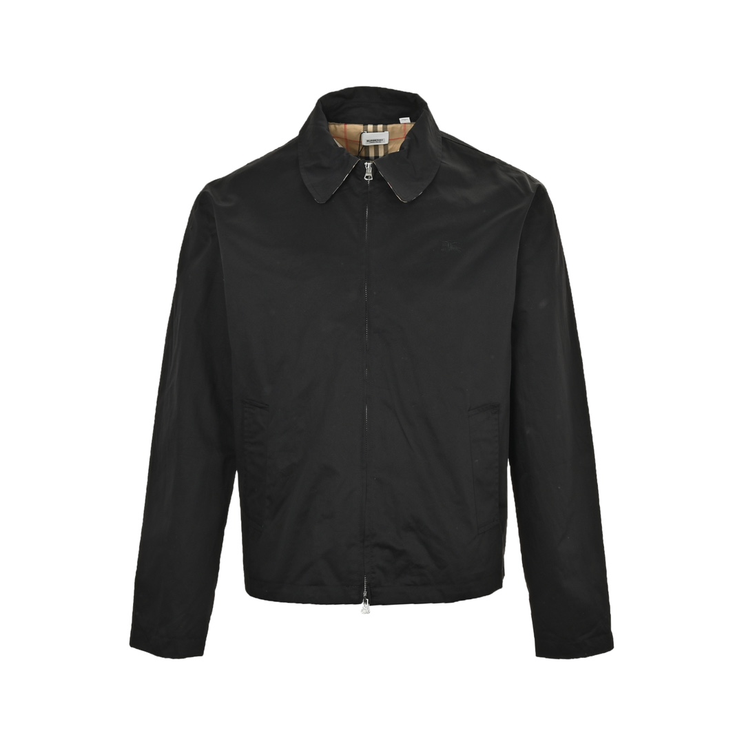 Burberry 24Fw warhorse embroidered lined check jacket