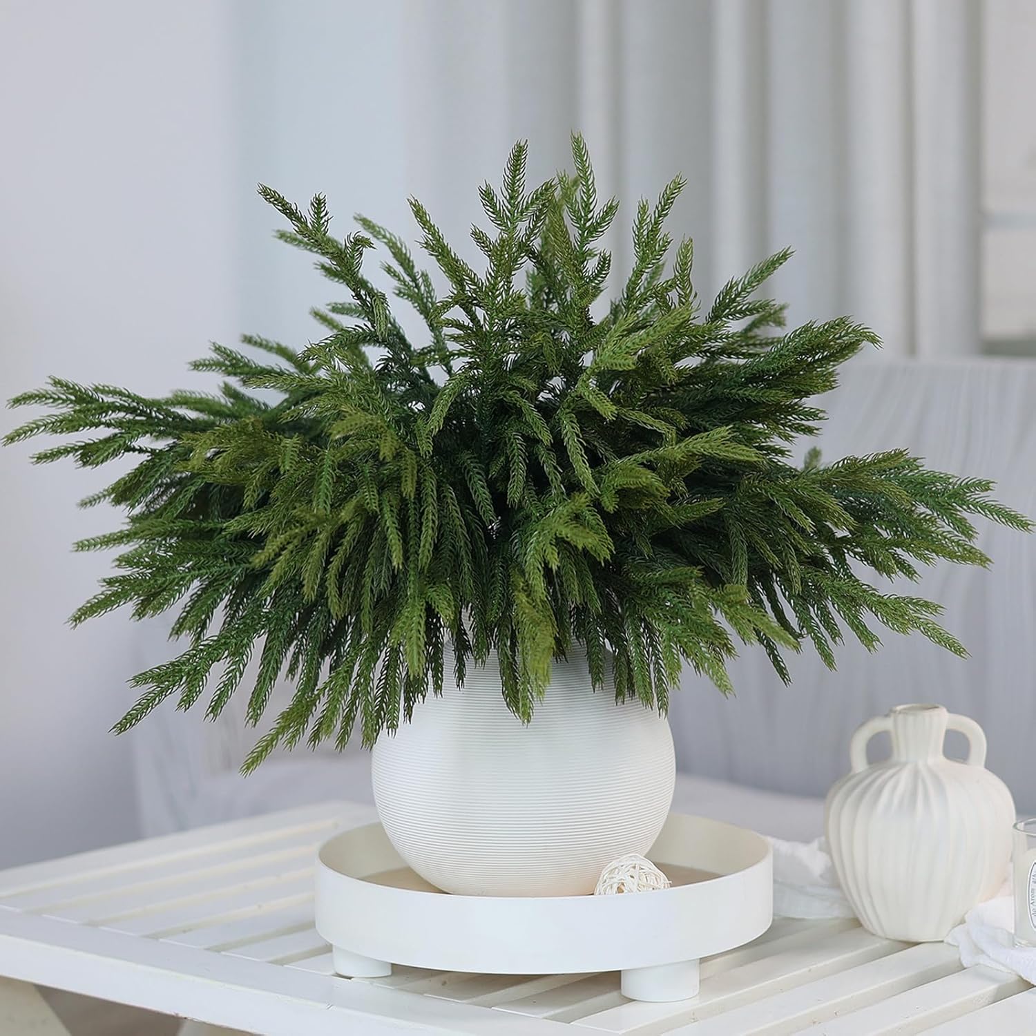 On Sale🔥Artificial Christmas Norfolk Pine Stems -18