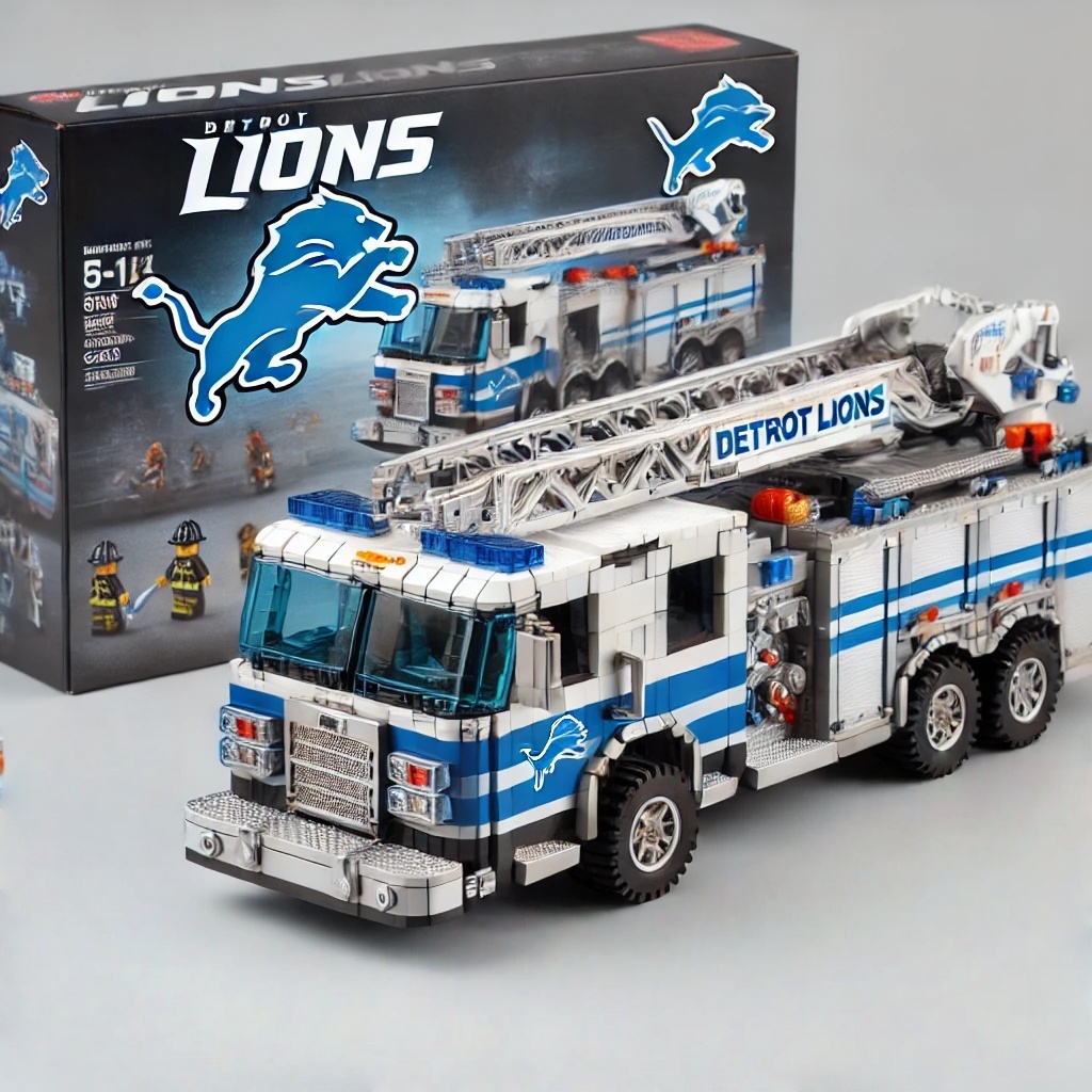 NFL Fire Truck Building Block Set Series