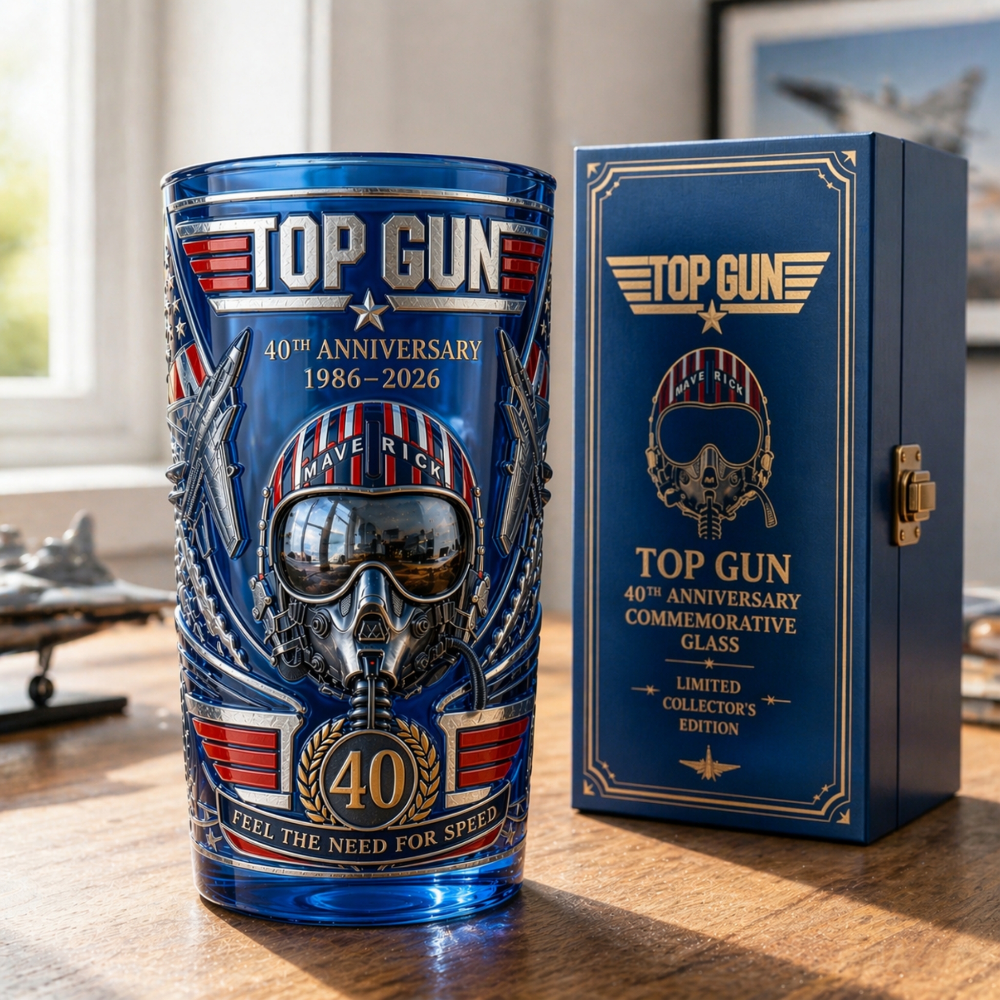 🥤Top Gun 40th Anniversary Commemorative Glass✈️