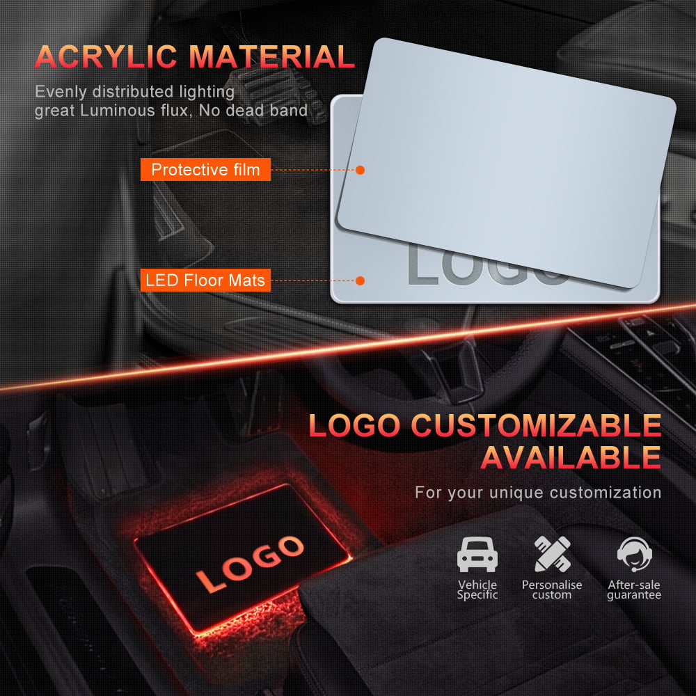 Car Interior Floor Mat Ambiance Light