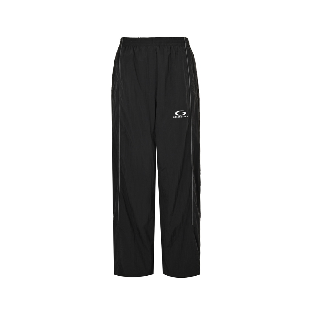 Balenciaga 24Fw hook and loop embroidered woven trousers
