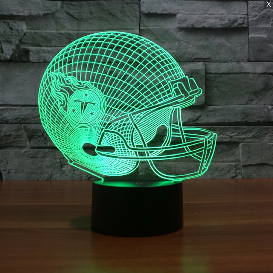 TENNESSEE TITANS 3D LED LIGHT LAMP