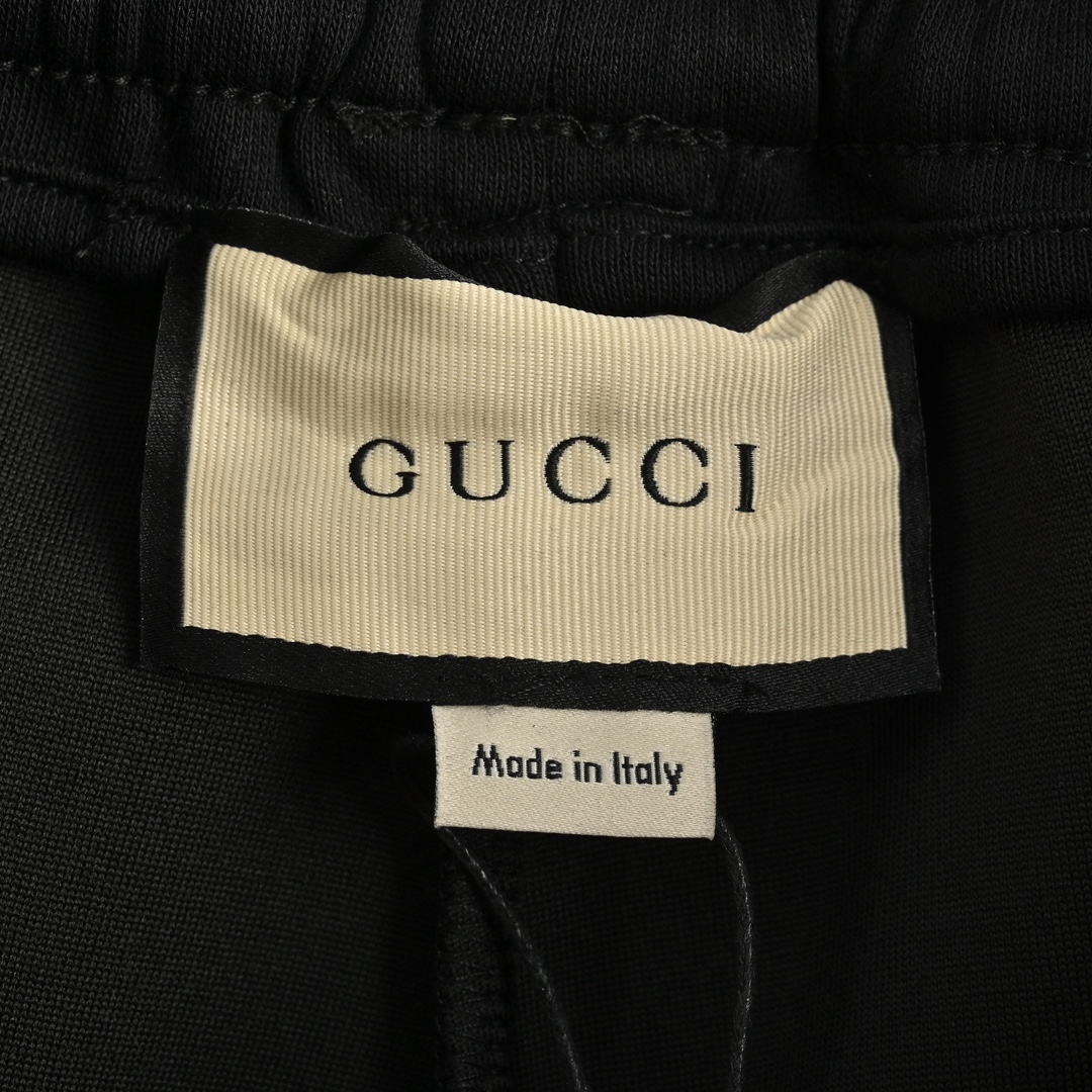 Gucci 24Fw embroidered web trousers