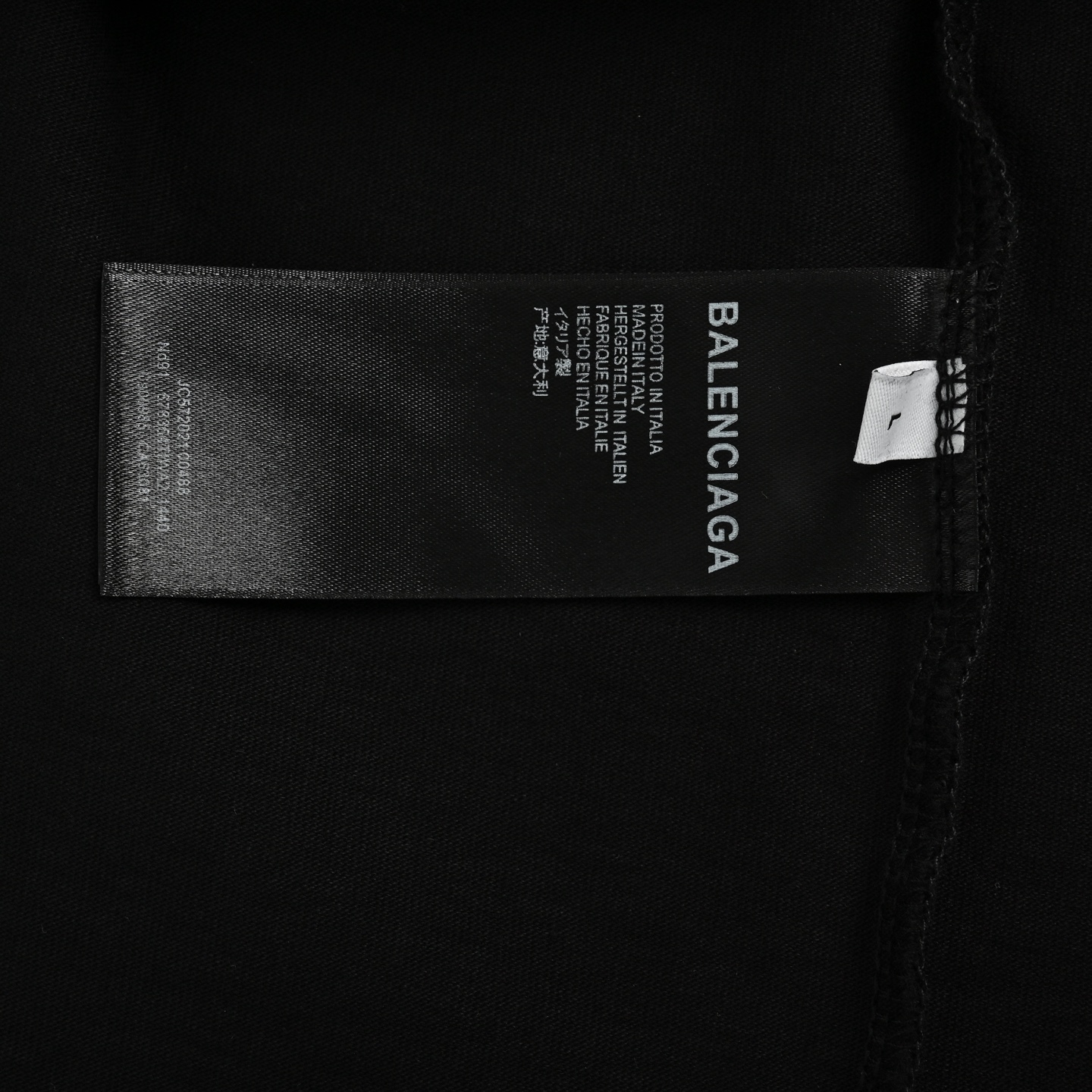 Balenciaga 25ss double B embroidery and 3D inkjet logo ripped short sleeves
