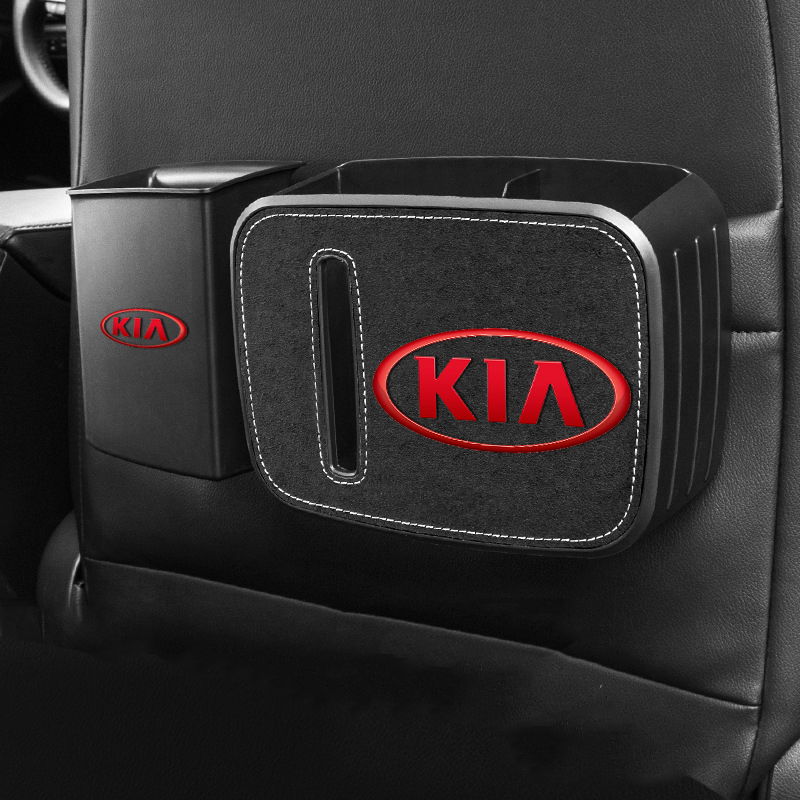 Car Multi-Compartment Garbage Storage Box