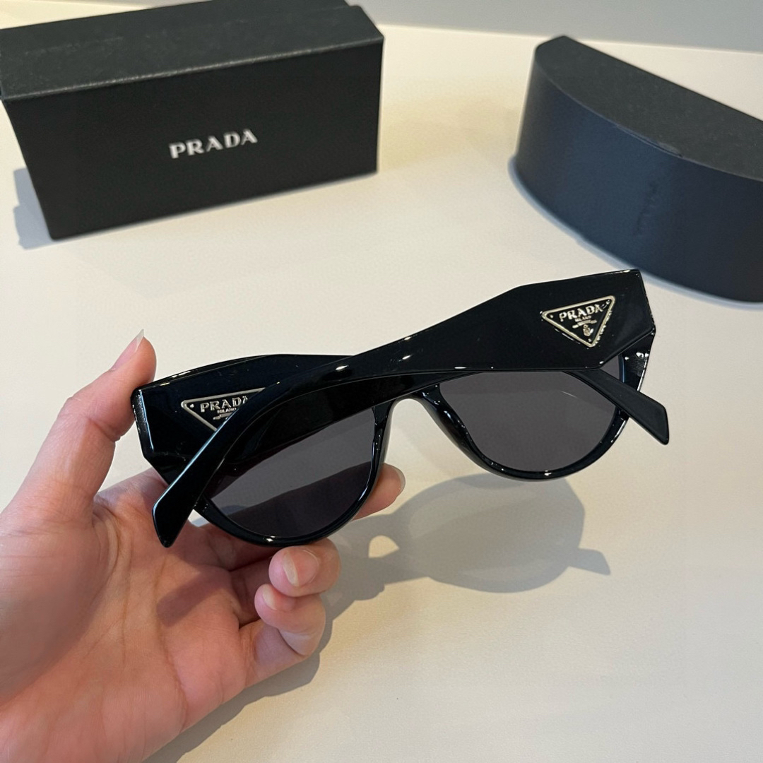 Prada round frame sunglasses