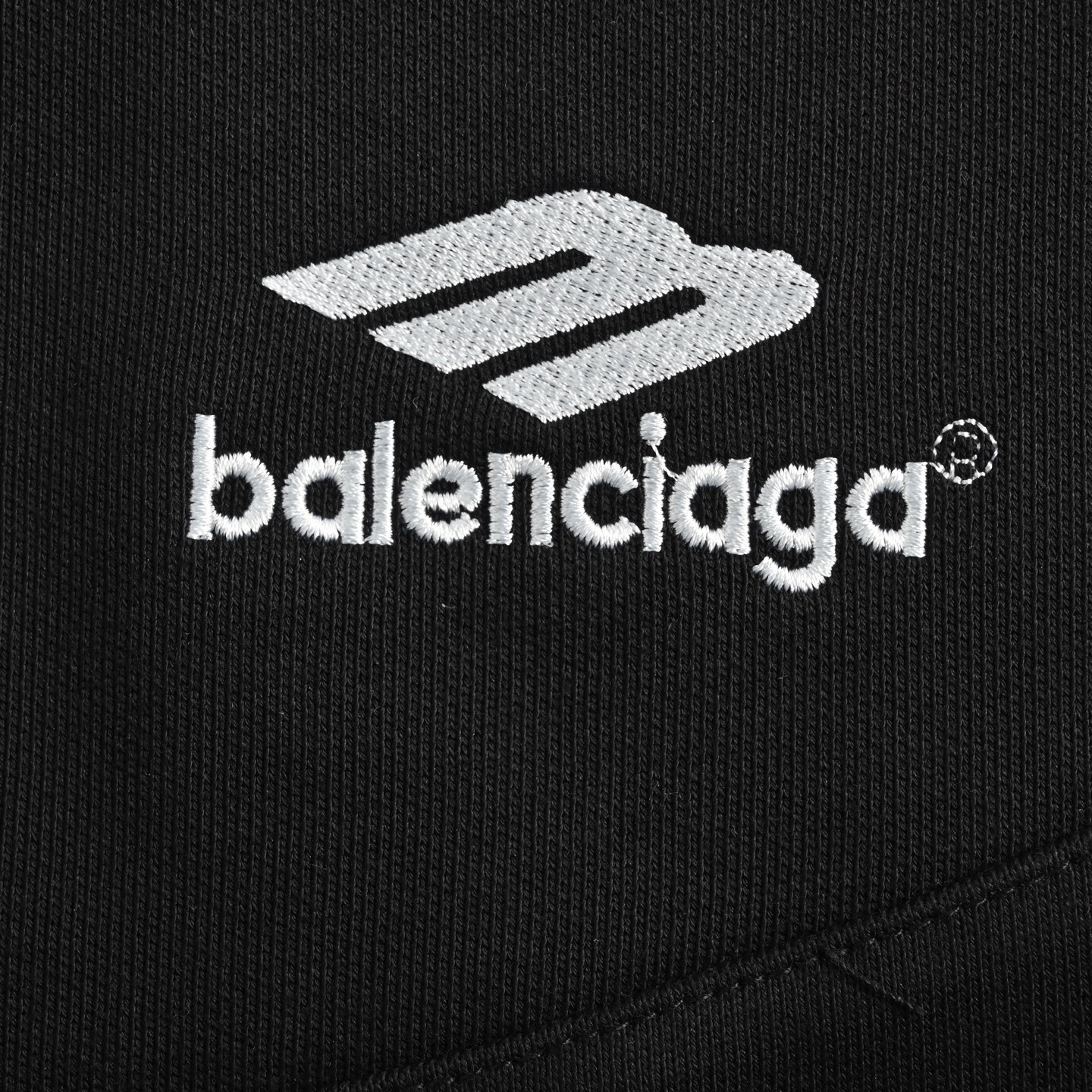 Balenciaga Manchester United co-branded embroidered shorts