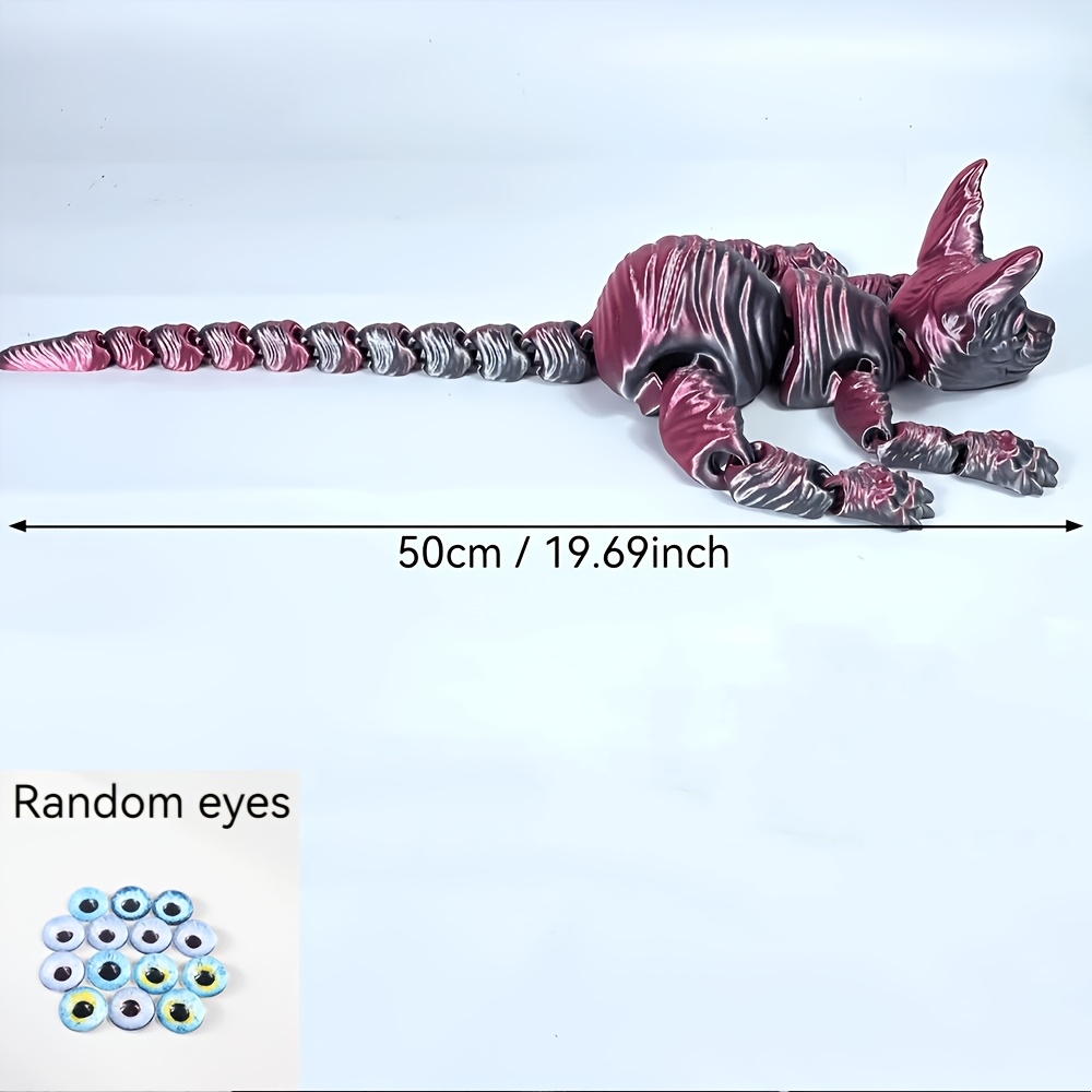 🔥Last Day 50% OFF🔥50cm/19.69 inch 3D Printed Cat Fidget Toys