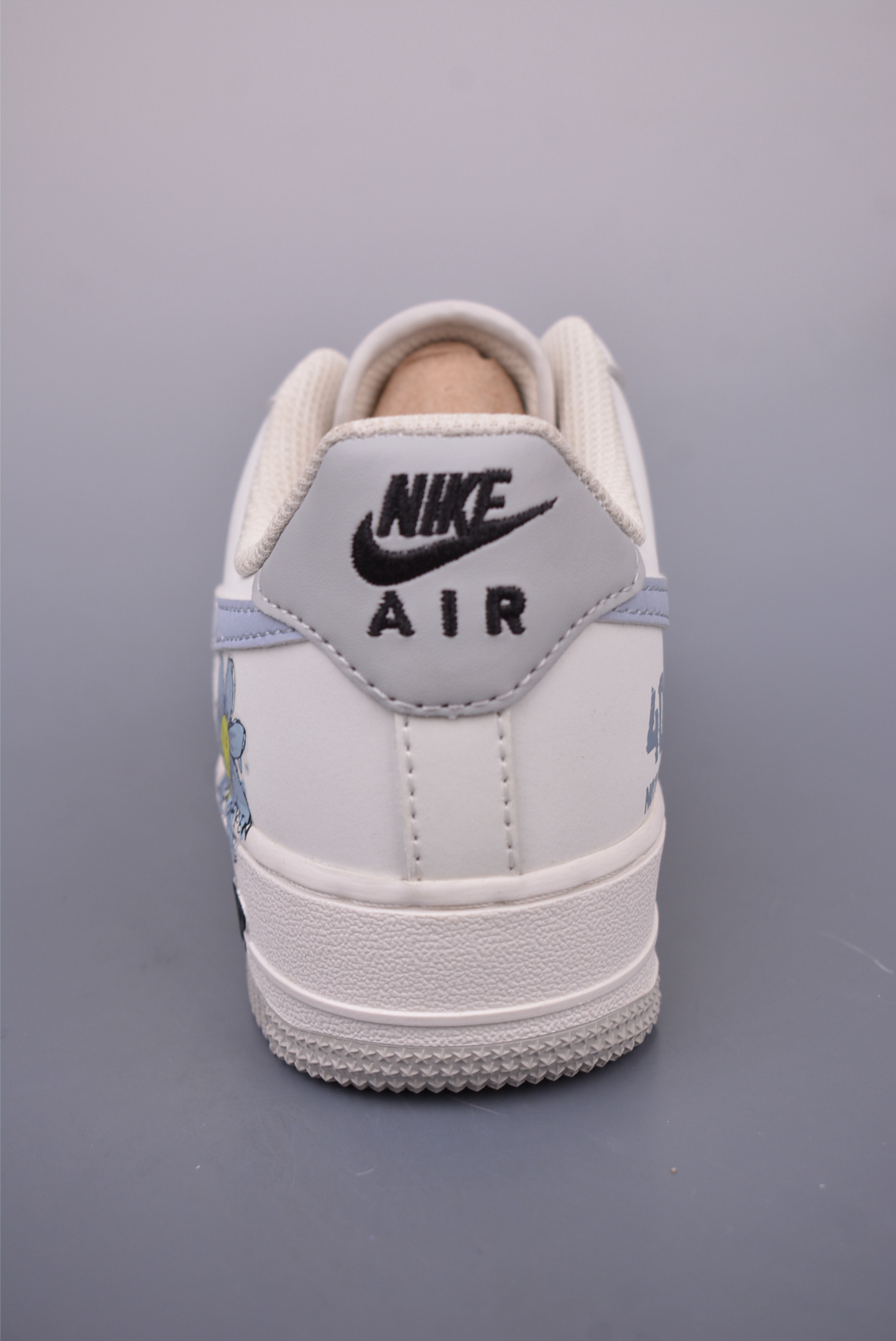Nike Air Force 1 07 LV8 Low Sneakers Graffiti Blue Flowers FB1893-888