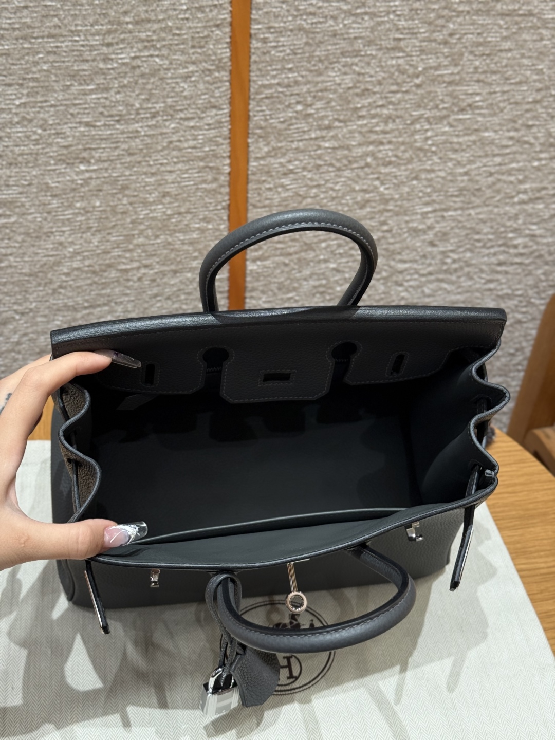 Hermès Birkin 88 Graphite Handbag (Handmade to Order)