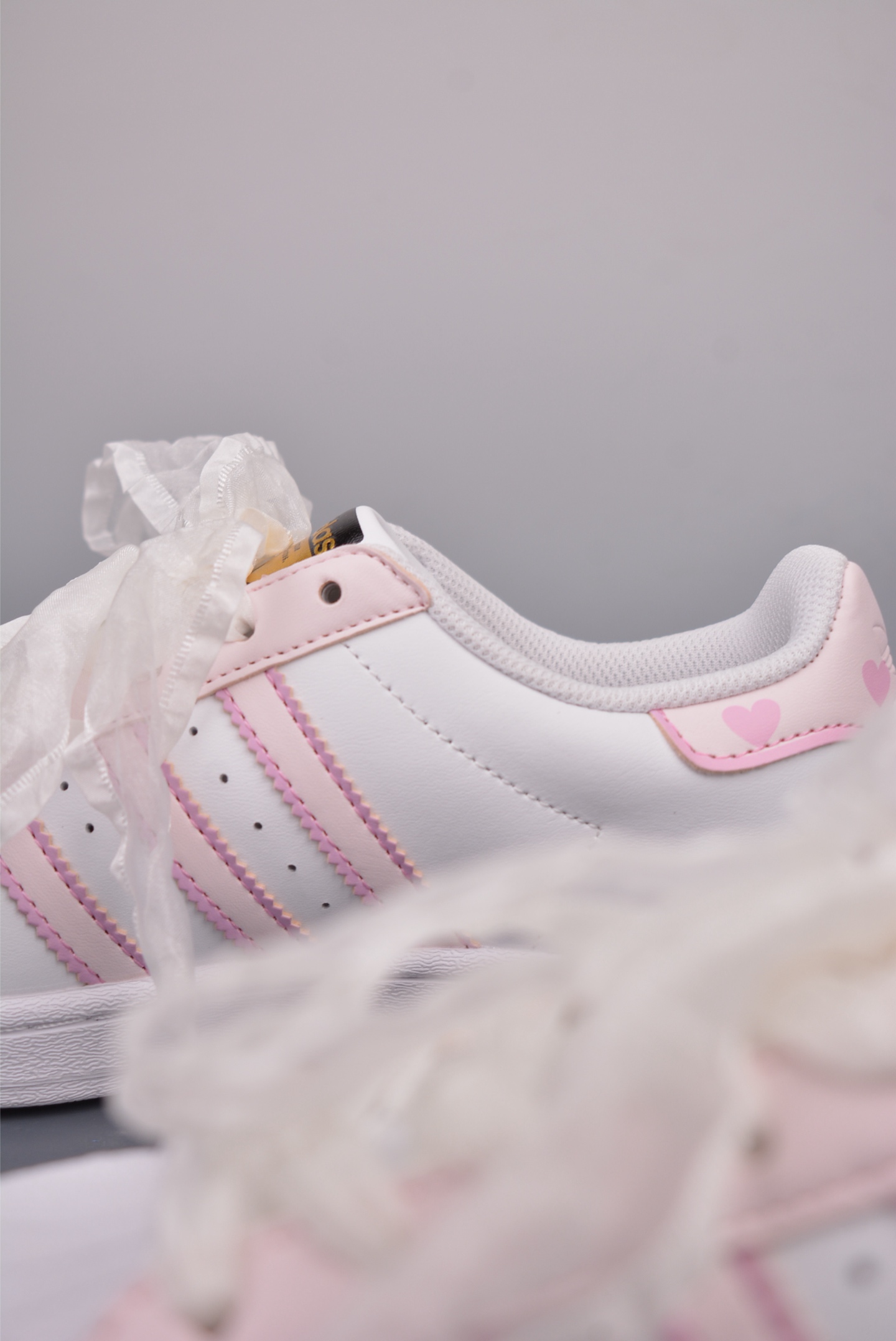 Adidas Originals Superstar Leather White and Pink Graffiti EG4958