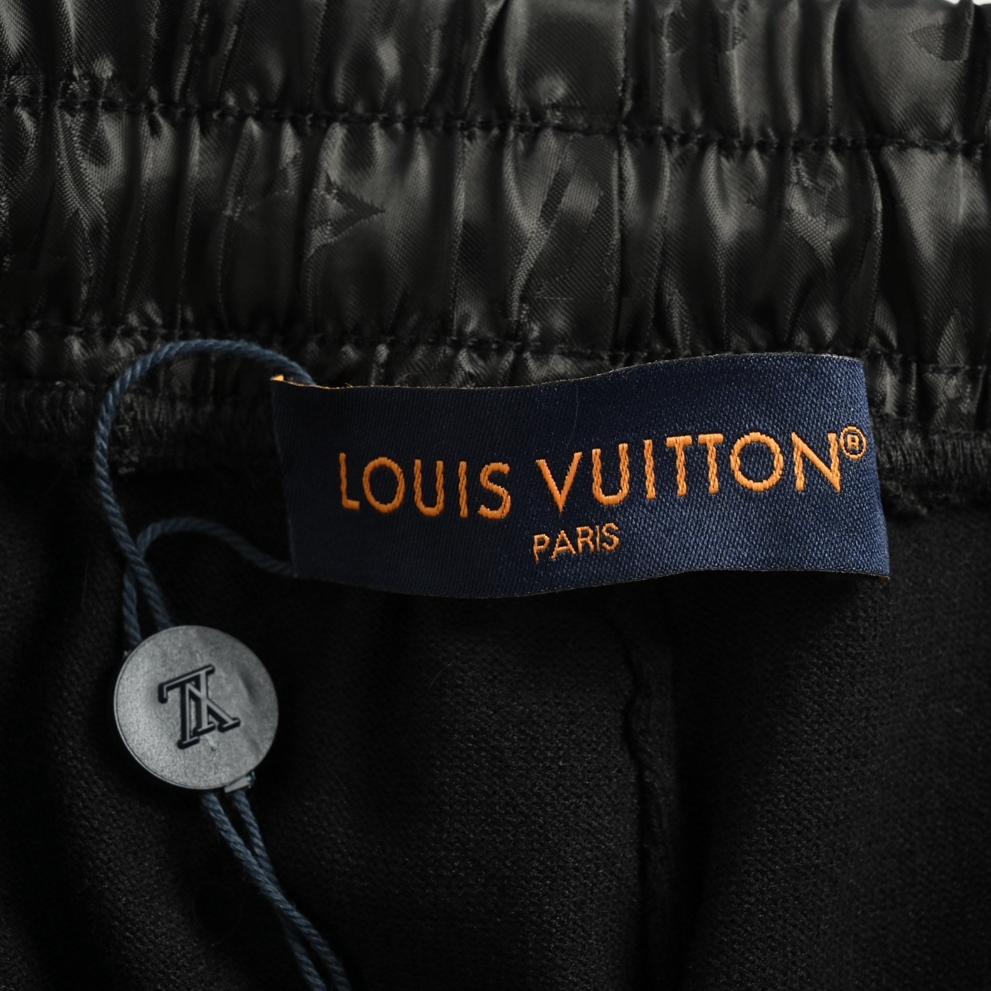 Louis Vuitton 25Fw knitted jacquard and nylon inset drawstring shorts