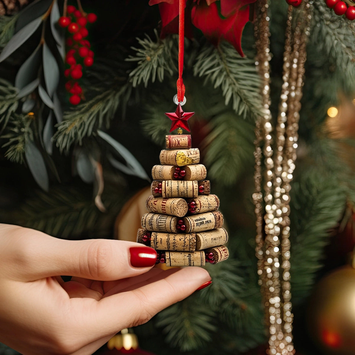 Cork Tree Wine Lover Ornament