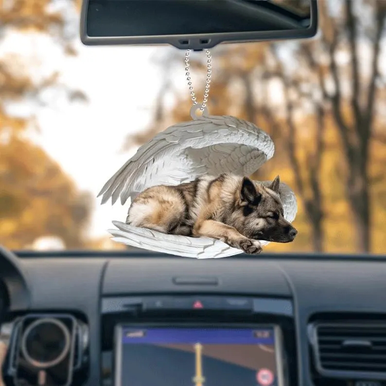 Dog Sleeping Angel Ornament | Dog Lovers Gift