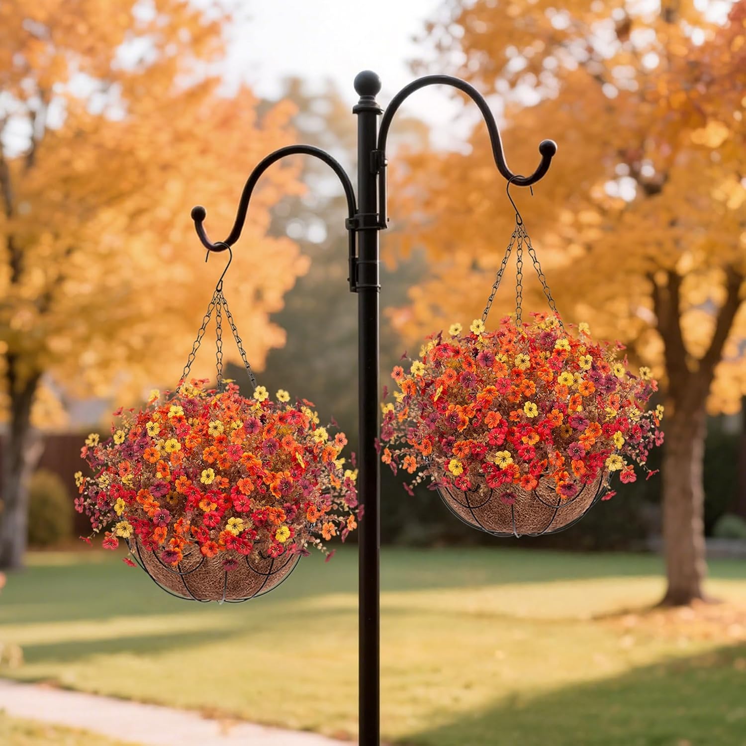 ⚡Flash Sale⚡Fall Mums Artificial Flowers for Outdoors