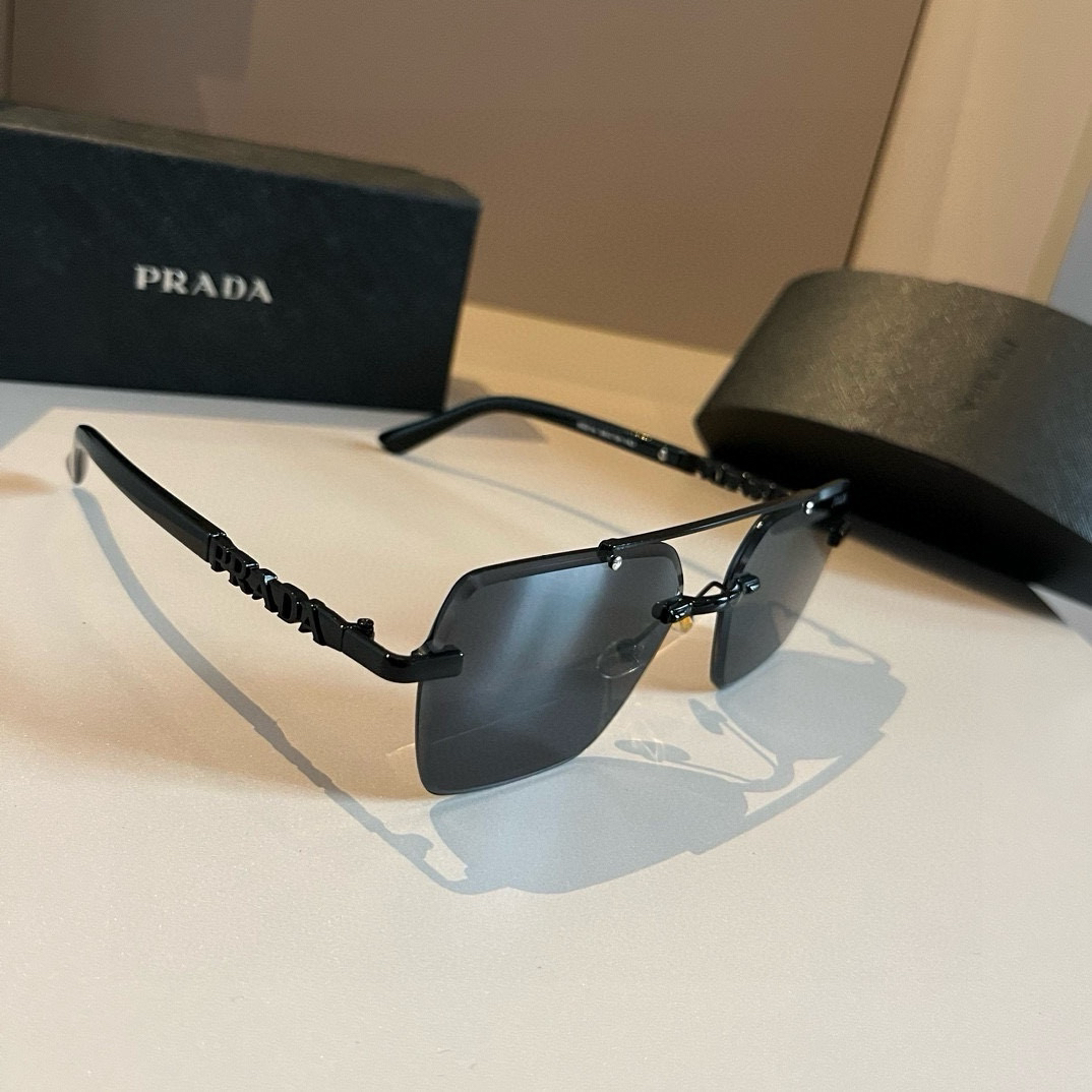 Prada rimless sunglasses