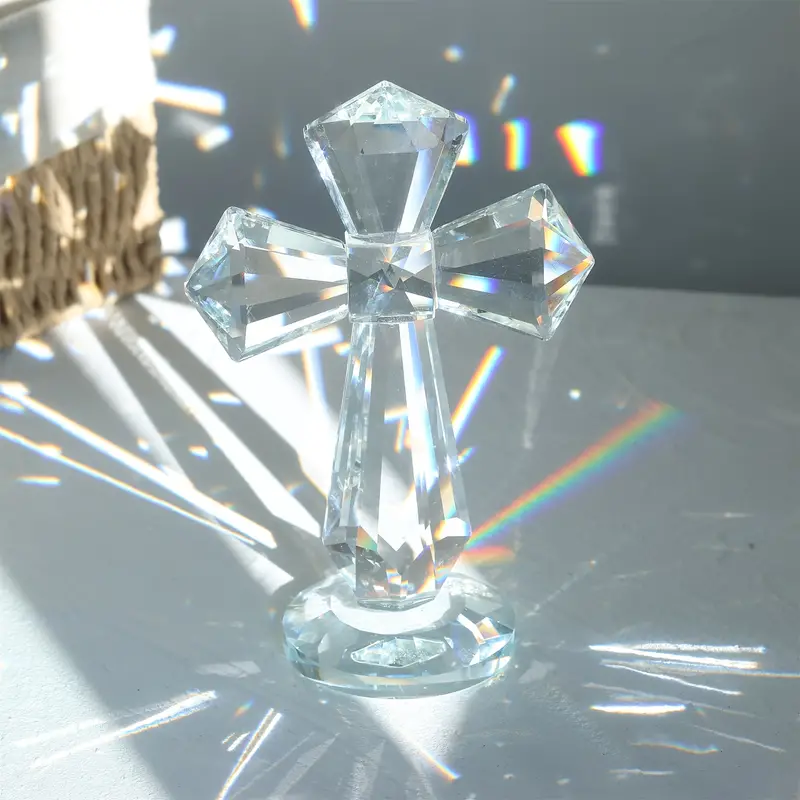 ON SALE🔥✝️💎 6 inch Crystal Cross Suncatcher-✨Buy 2 Get 10% OFF & Free Shipping