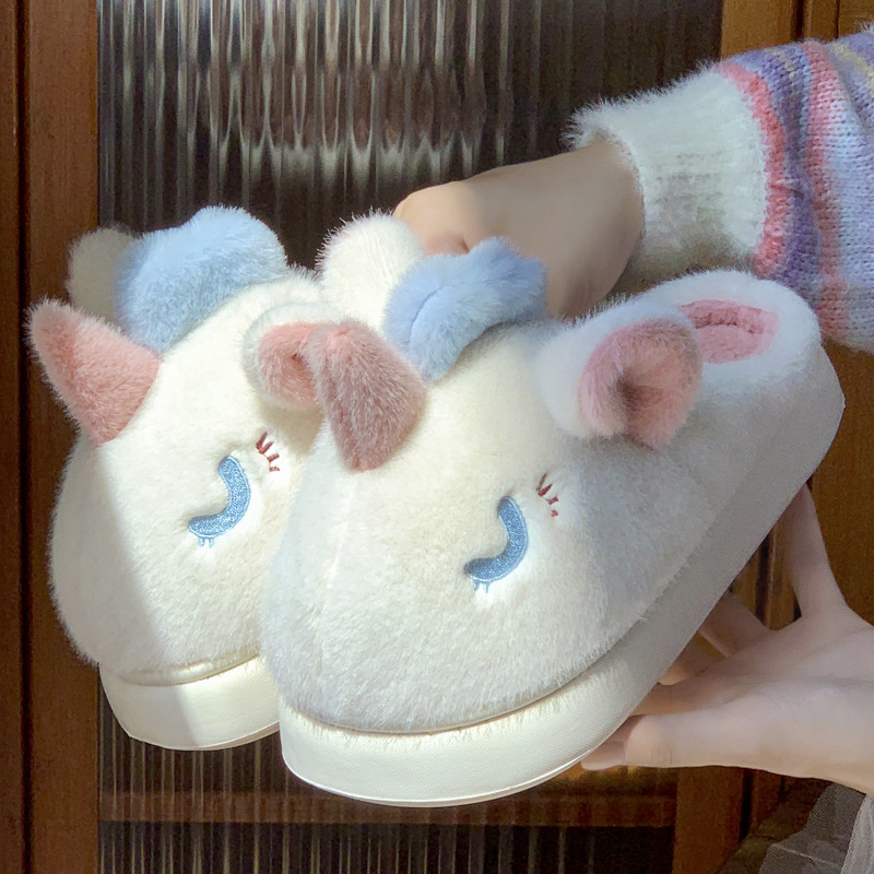 🎄Early Christmas Sale 49% OFF🎄🎅Plush Cartoon Santa Claus Slippers